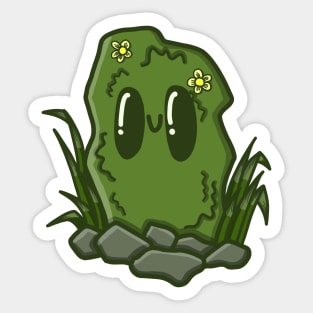 Happy cute shrub Sticker